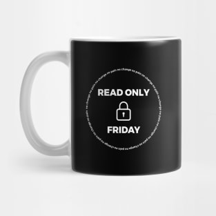 Read Only Friday No Change No Pain Mug